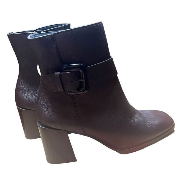 Paul Green Nirvana Brown Pebbled Leather Buckle Bootie NWOB Size 4UK/6 1/2 US - Picture 6 of 8